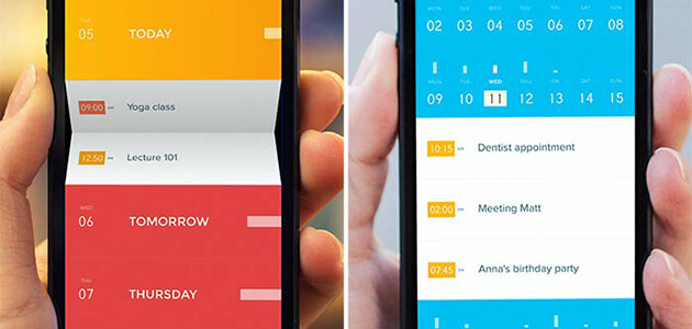 Nous avons testé: Peek Calendar